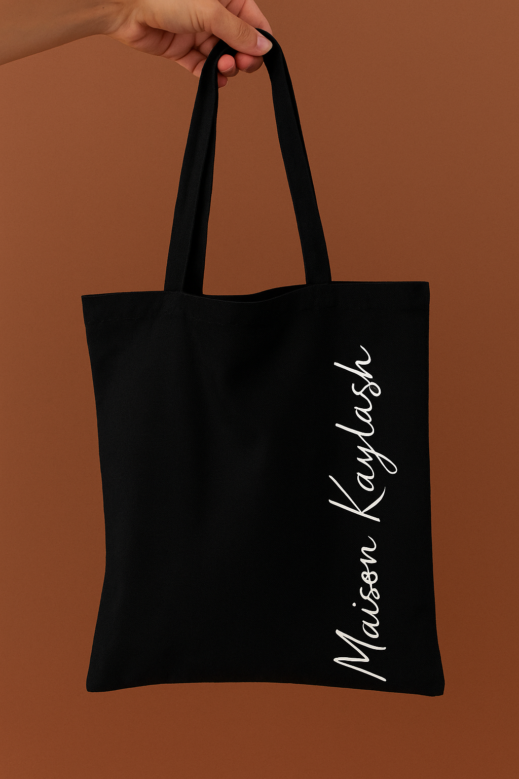Sac en tissu noir - Maison Kaylash